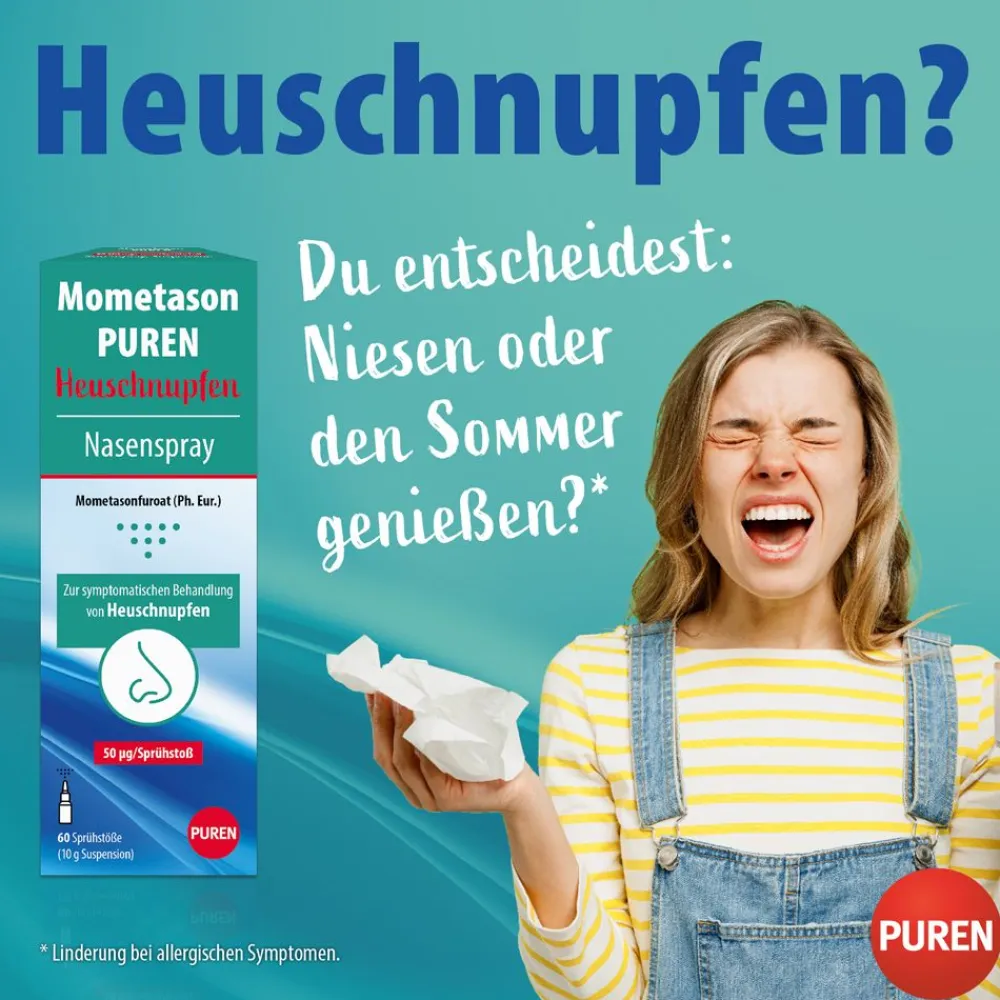 MOMETASON PUREN Heuschnupfenspray 50µg/Sprühstoß|