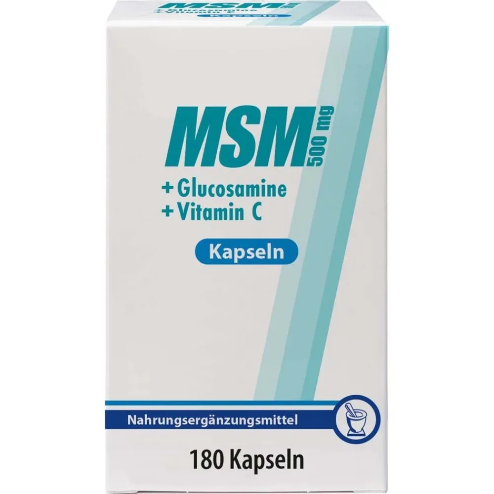 MSM 500 mg + Glucosamin + Vitamin C Kapseln> New
