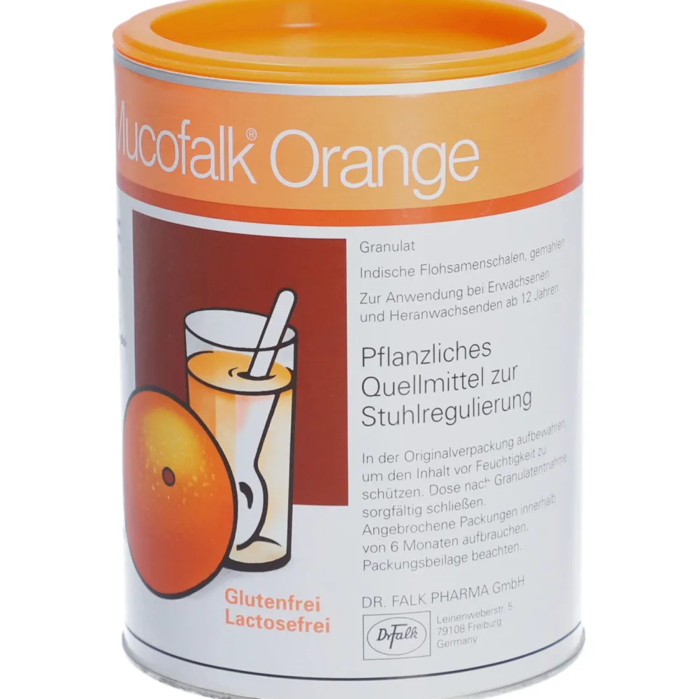 ® Orange Dose Granulat>Mucofalk Clearance