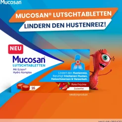 Mucosan® Lutschtabletten - Lindern Hustenrei| New