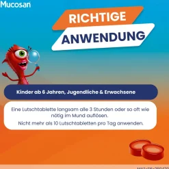 Mucosan® Lutschtabletten - Lindern Hustenrei| New