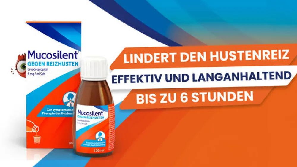 Mucosilent gegen Reizhusten | Hustenstiller | Langanhaltend | Ab 2 Jahren> Best