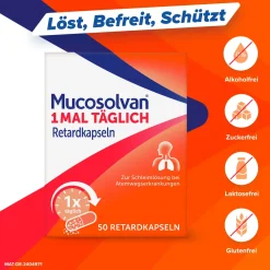 Retardkapseln 50Stk. I  1x täglich |lösen zähen Schleim I praktische Kapseln><noscript><img width=