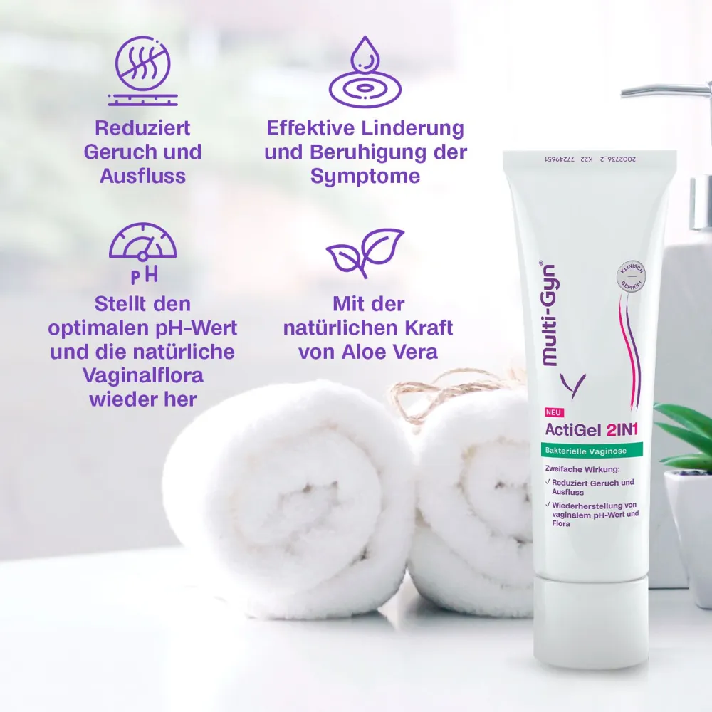 ActiGel 2IN1 – Vaginalgel zur schnellen Behandlung von bakterieller Vaginose>Multi-Gyn
