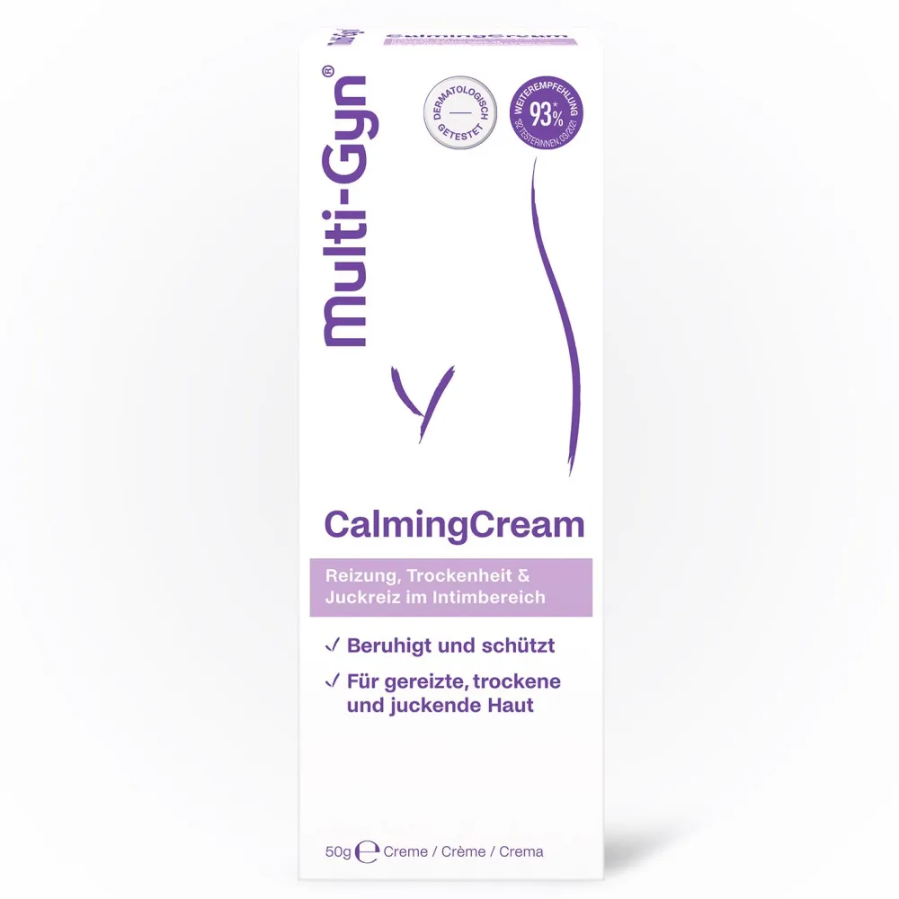 CalmingCream – beruhigt und schützt juckende, gereizte und trockene Haut im Intimbereich|Multi-Gyn New