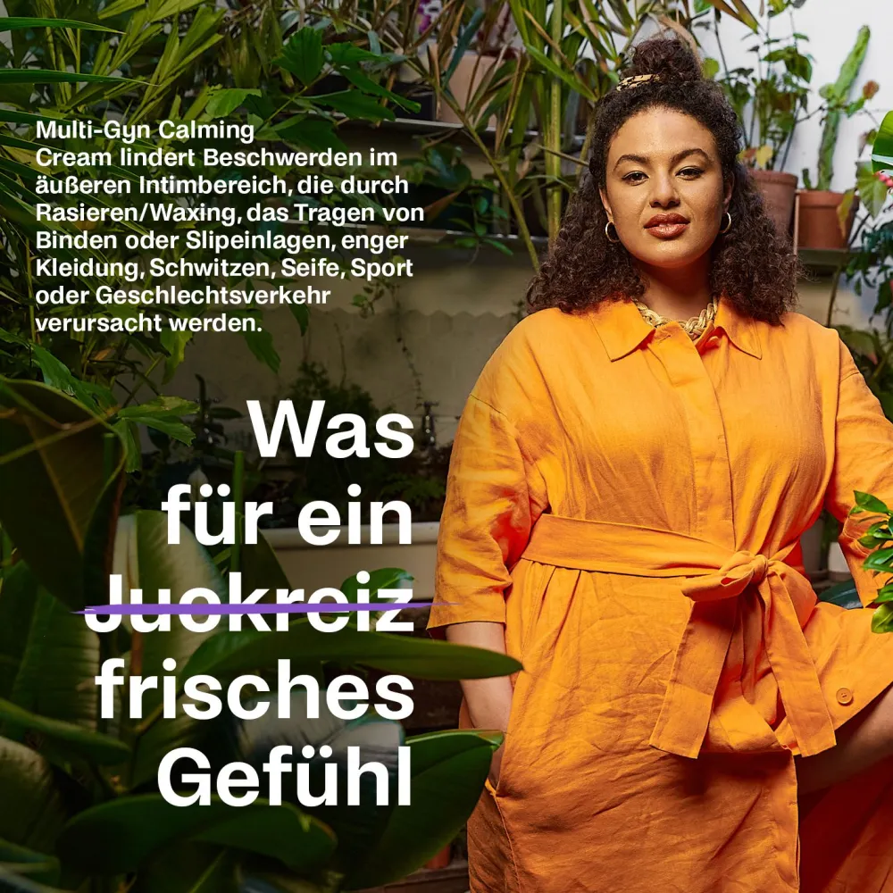 CalmingCream – beruhigt und schützt juckende, gereizte und trockene Haut im Intimbereich|Multi-Gyn New