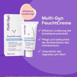 ® FeuchtCreme - Vaginalcreme bei Scheidentrockenheit - hormonfrei - für tägliche Intimpflege|Multi-Gyn New