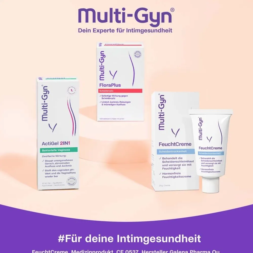 ® FeuchtCreme - Vaginalcreme bei Scheidentrockenheit - hormonfrei - für tägliche Intimpflege|Multi-Gyn New
