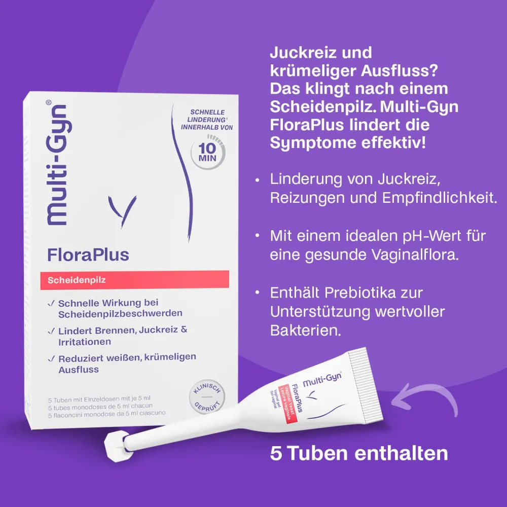 FloraPlus – schnelle Wirkung bei Scheidenpilzsymptomen>Multi-Gyn Online