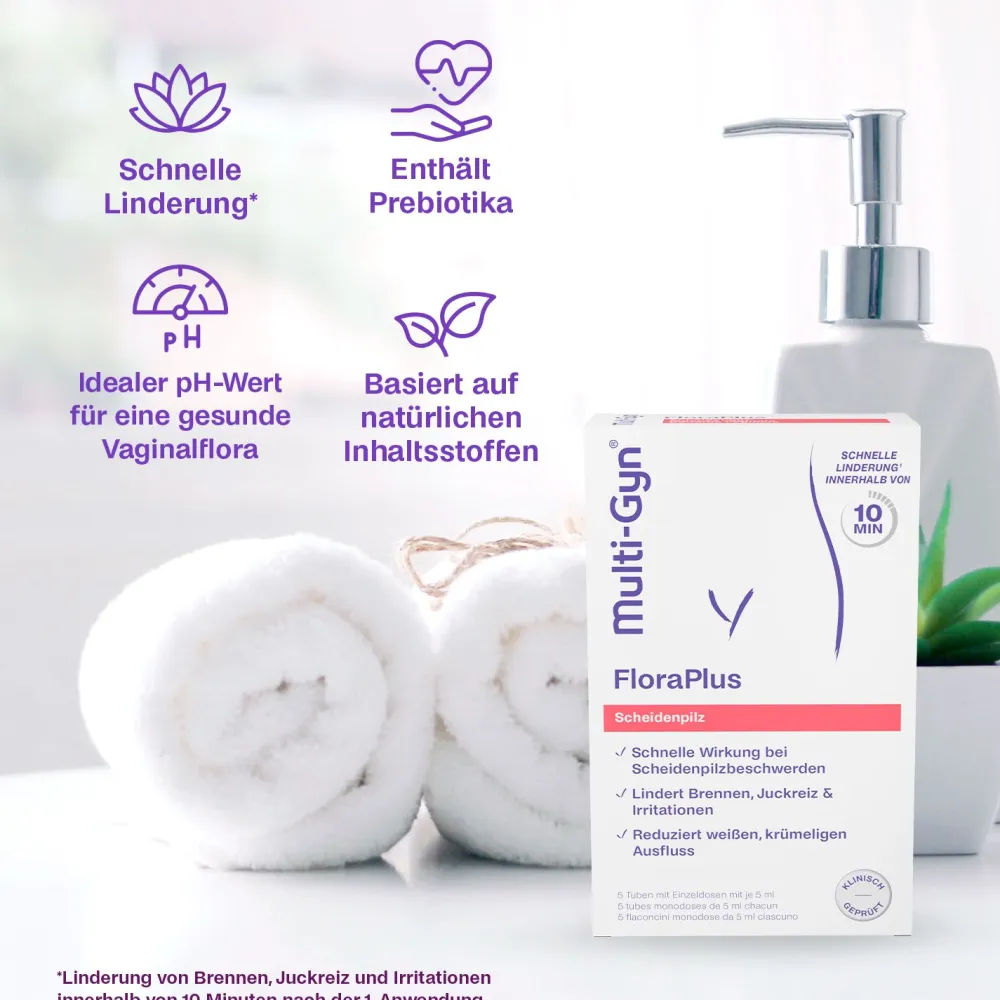 FloraPlus – schnelle Wirkung bei Scheidenpilzsymptomen>Multi-Gyn Online
