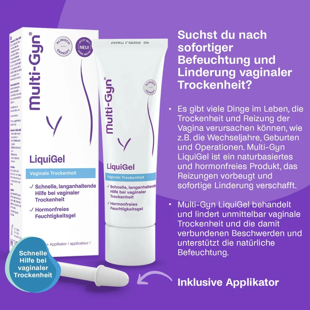 LiquiGel – zur Behandlung und Linderung von Scheidentrockenheit>Multi-Gyn Best