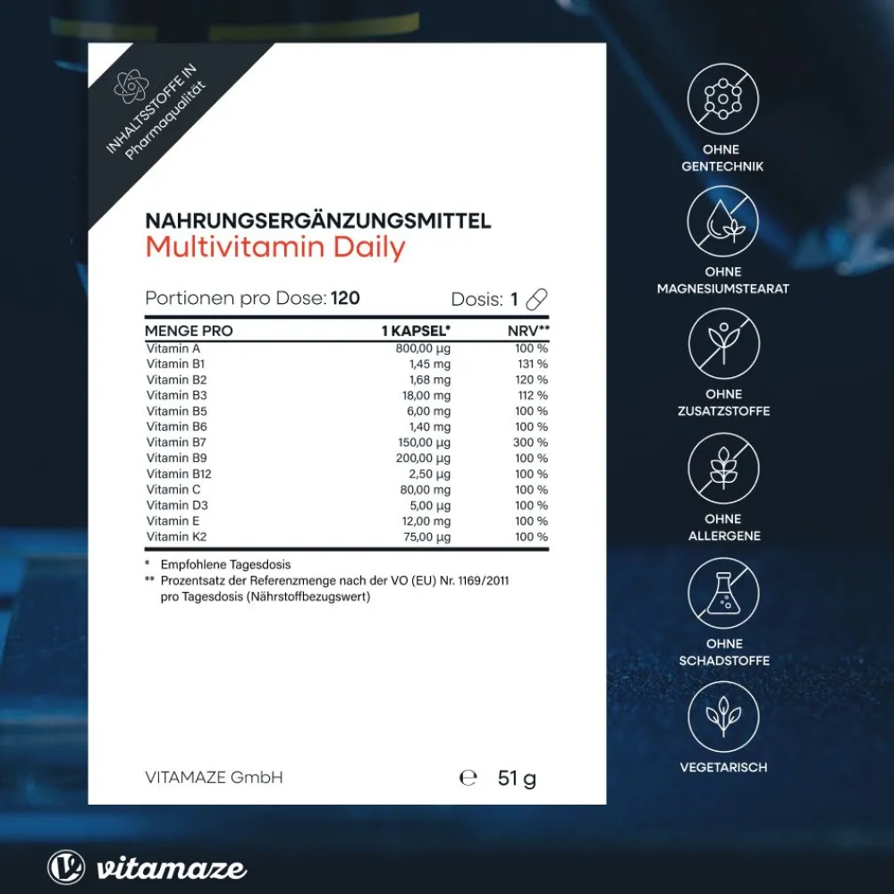 Multivitamin Daily hochdosiert>vitamaze Outlet
