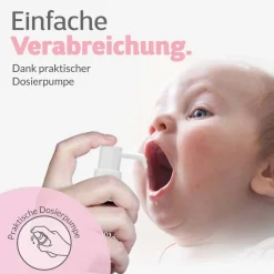 MULTIvitD3 Baby – Vitamin D3 für Babys und Kleinkinder mit praktischer und leicht anzuwendender Dosierpumpe><noscript><img width=