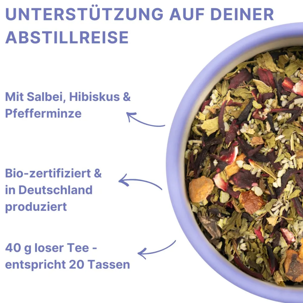MyClarella® Bio Kräutertee beim Abstillen| Online