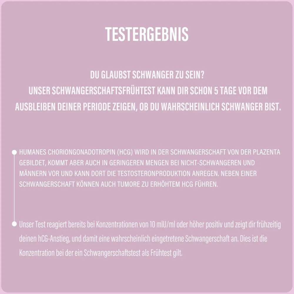 my Control® Diagnostics Selbsttest mit Sofortergebnis hCG/Schwangerschaftsfrühtest| Best