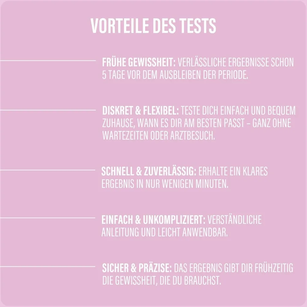 my Control® Diagnostics Selbsttest mit Sofortergebnis hCG/Schwangerschaftsfrühtest| Best