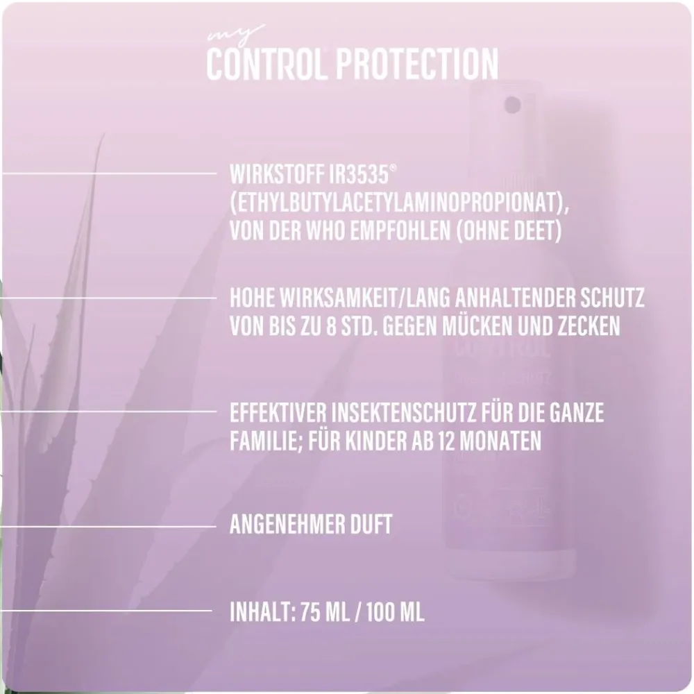 my Control® Protection Insektenschutz Spray – DEET- frei-Insektenschutz für die ganze Familie| Online