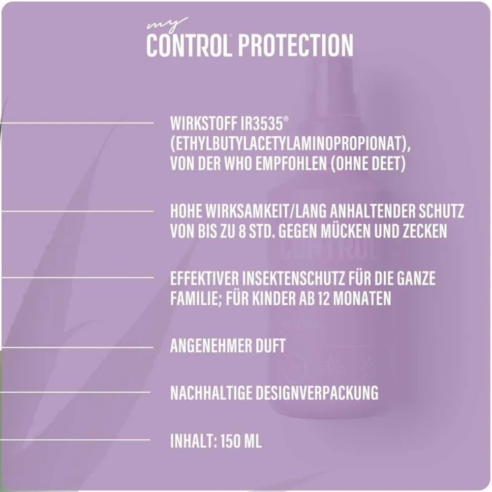 my Control® Protection Insektenschutz Spray – DEET- frei-Insektenschutz für die ganze Familie| Online