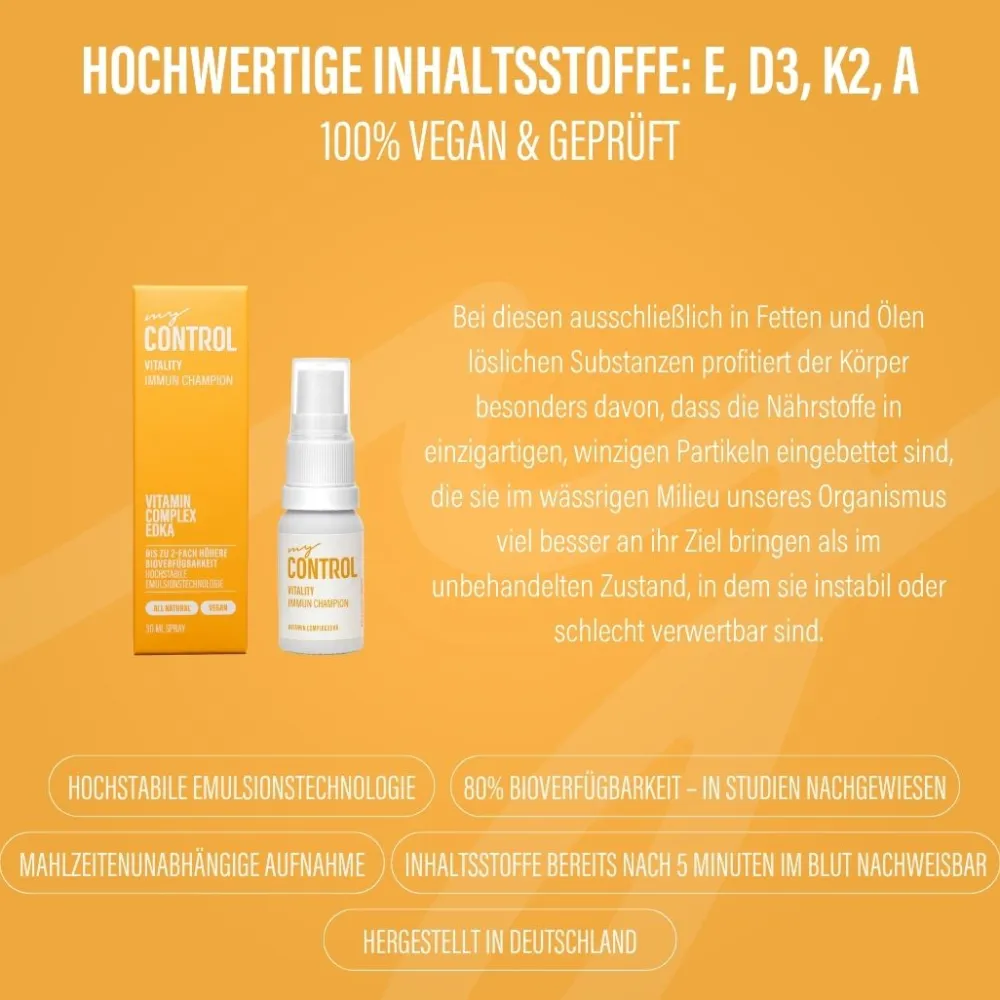 my Control® Vitality Immun Champion - Vitamin Complex EDKA Spray| Best