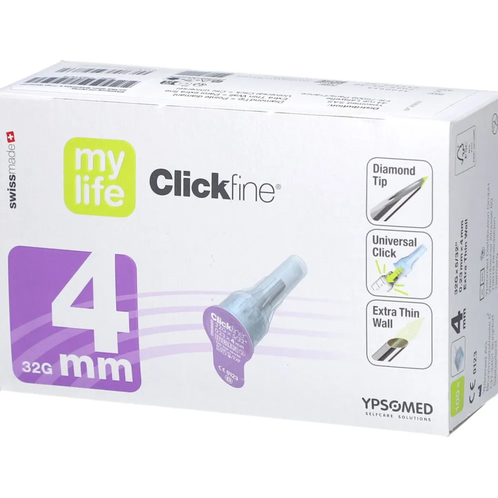 mylife Clickfine® Pen-Nadeln 4 mm 32G> Sale
