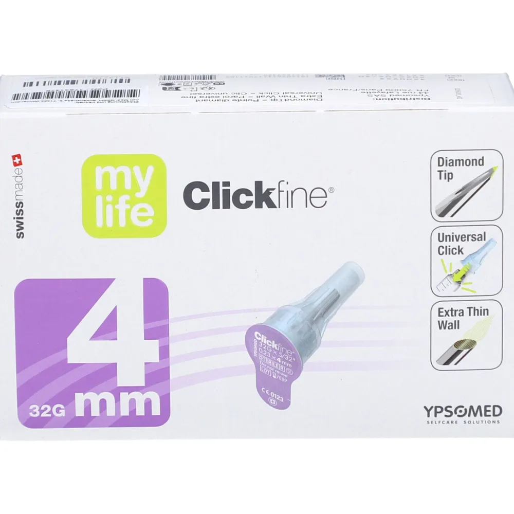 mylife Clickfine® Pen-Nadeln 4 mm 32G> Sale