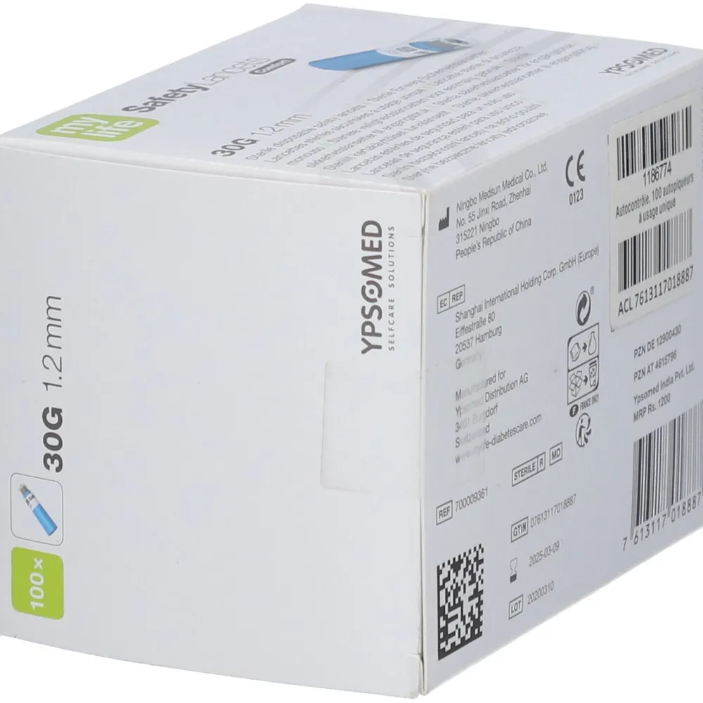 SafetyLancets Comfort Sicherheitsnadeln 30G 1,2 mm|mylife Outlet
