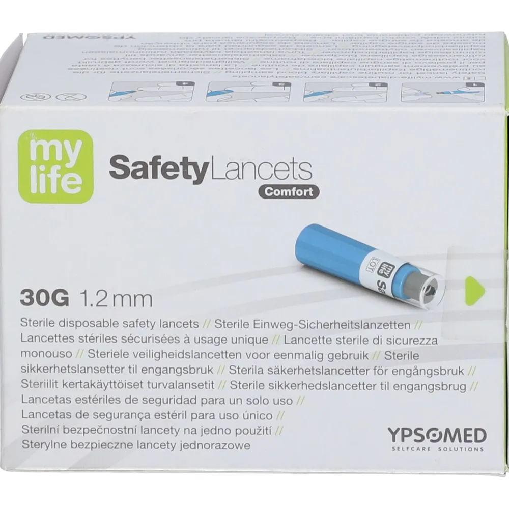 SafetyLancets Comfort Sicherheitsnadeln 30G 1,2 mm|mylife Outlet