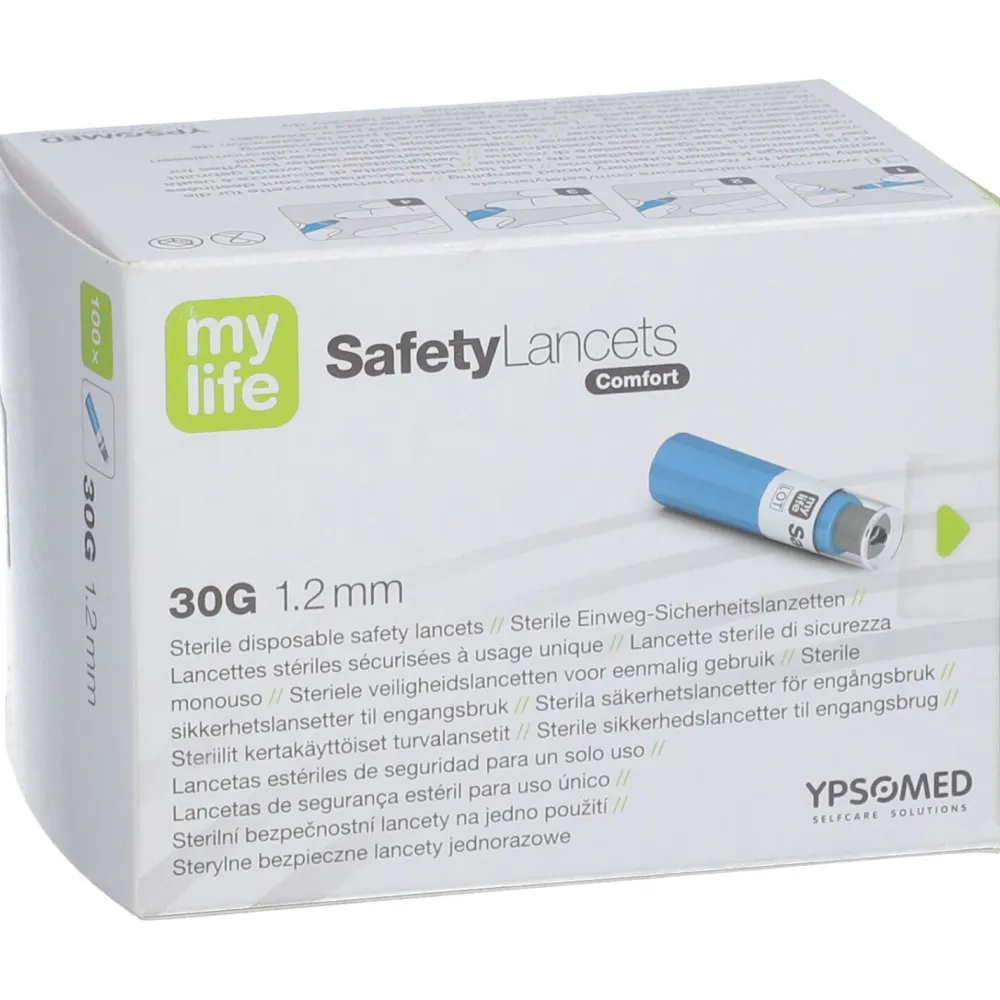 SafetyLancets Comfort Sicherheitsnadeln 30G 1,2 mm|mylife Outlet