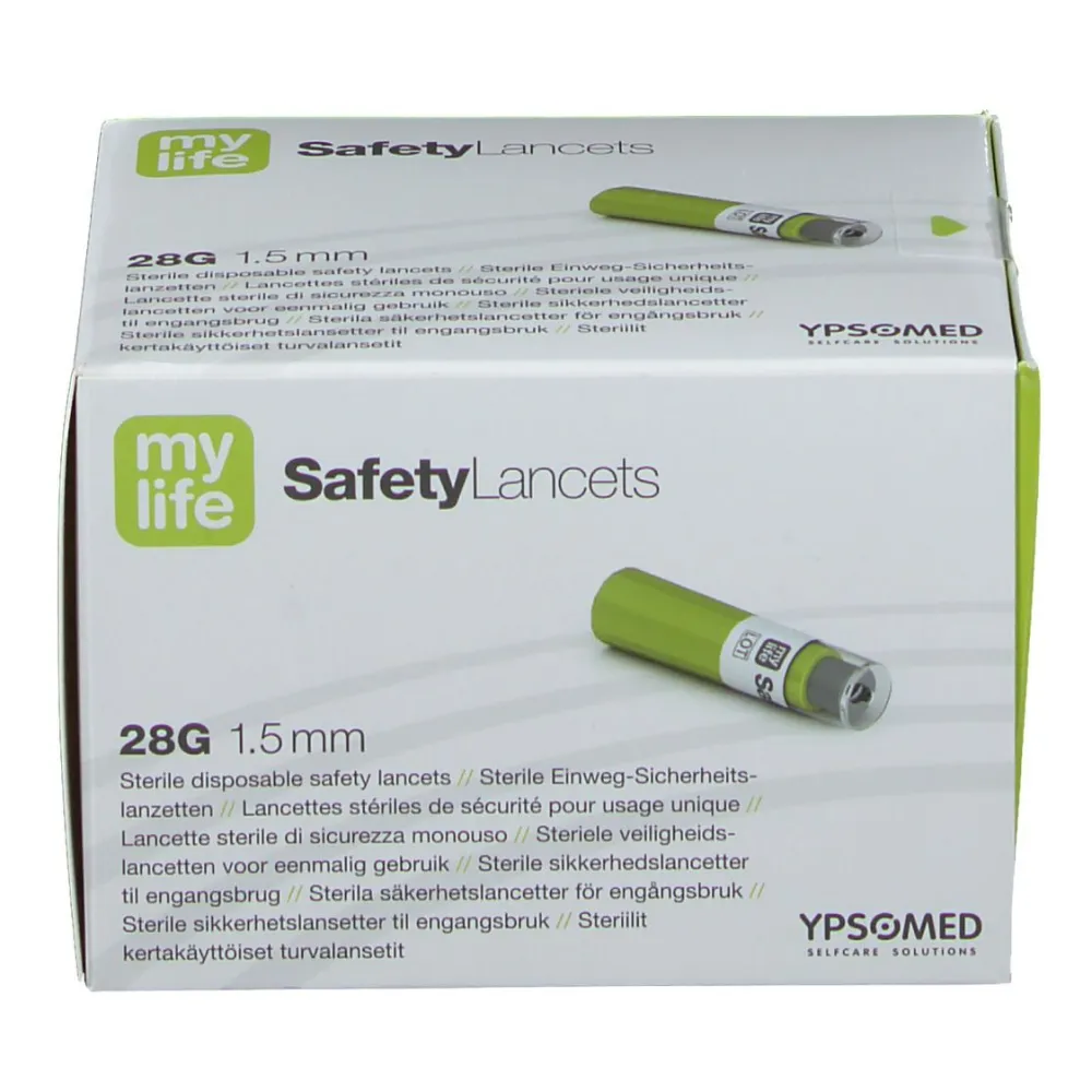 SafetyLancets Comfort Sicherheitsnadeln 28G 1,5 mm>mylife New