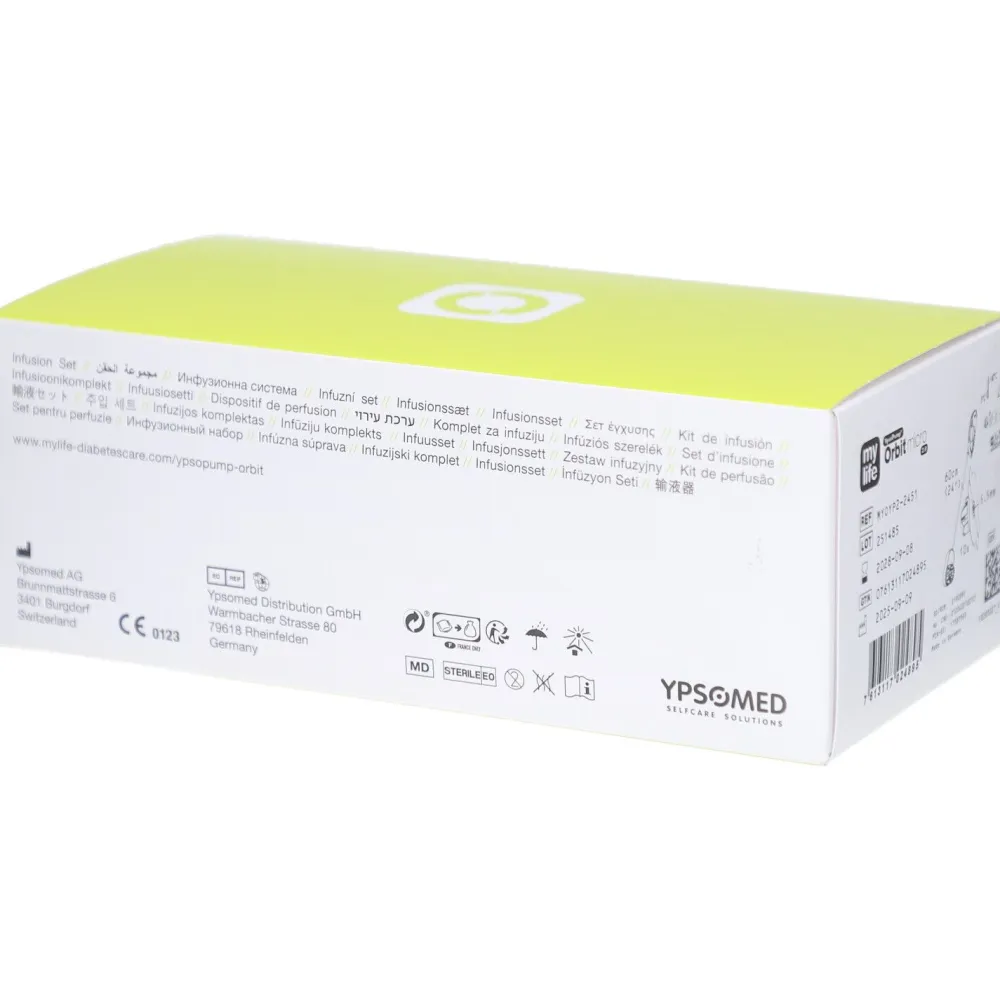 mylife YpsoPump Orbit micro Infusionsset mit feiner Stahlkanüle> Outlet