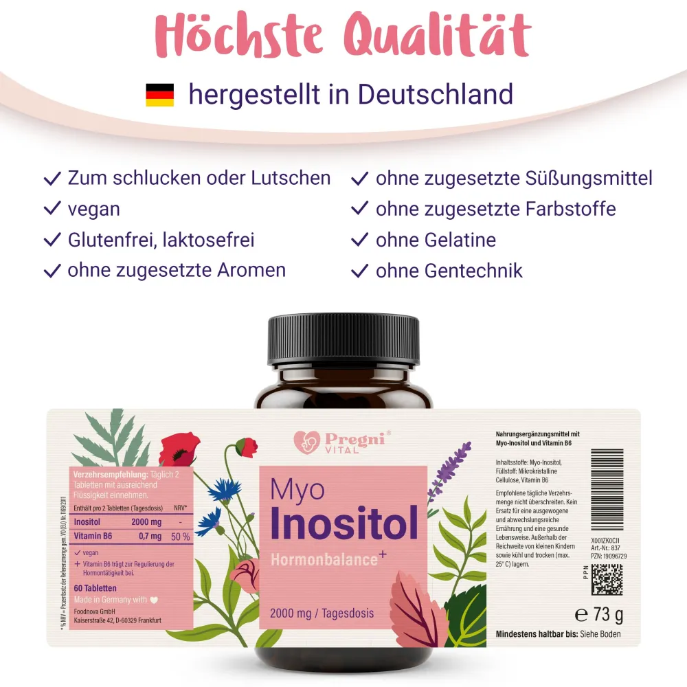 Myo-Inositol - von PregniVital®> New