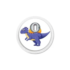 | Freestyle Libre 3 / 3 Plus Sensor Sticker | Dinos|MySweetStitch Outlet