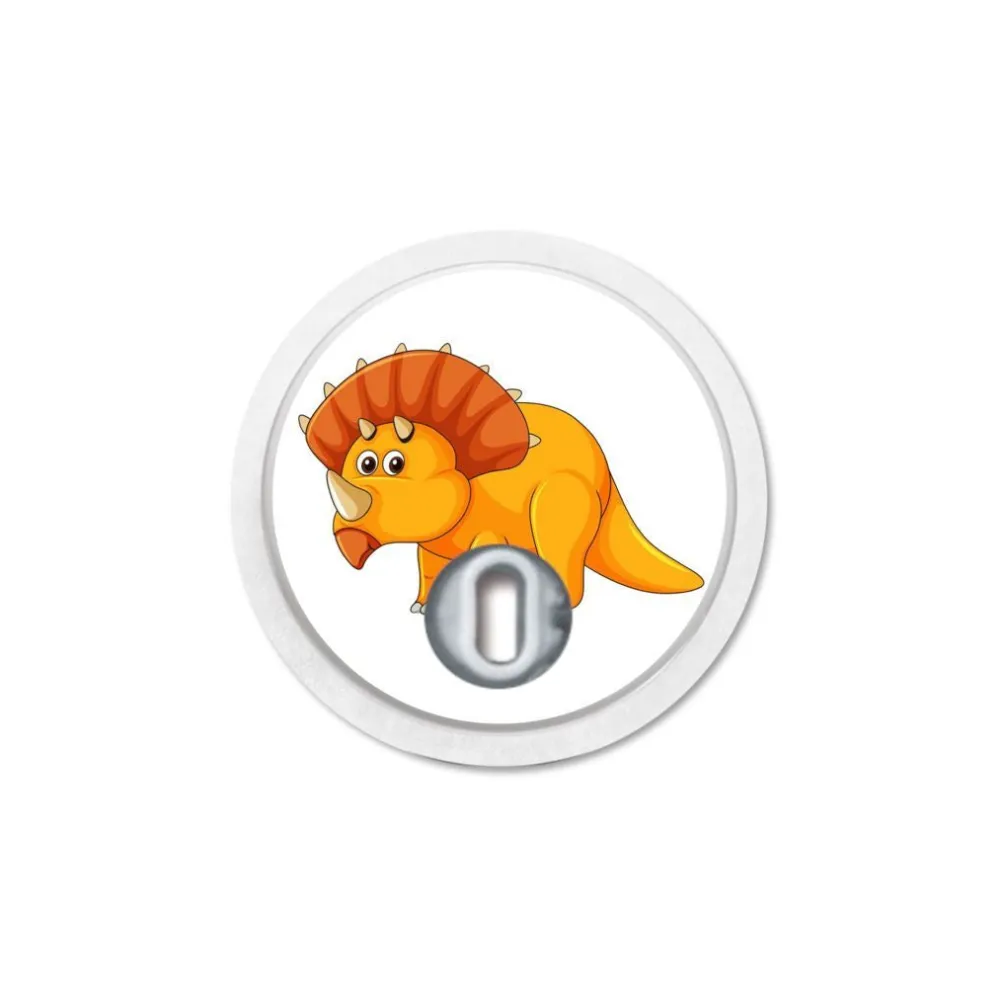 | Freestyle Libre 3 / 3 Plus Sensor Sticker | Dinos|MySweetStitch Outlet