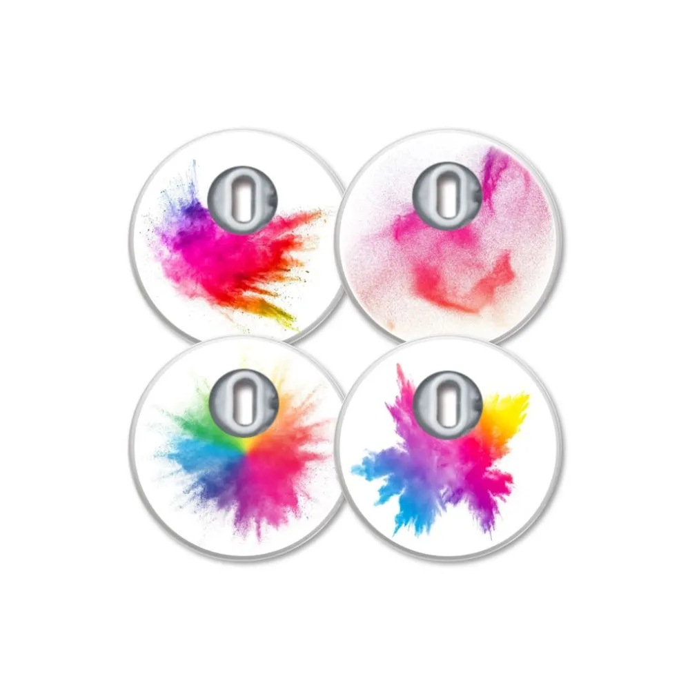 | Freestyle Libre 3 / 3 Plus Sensor Sticker | Holi Festival|MySweetStitch Clearance