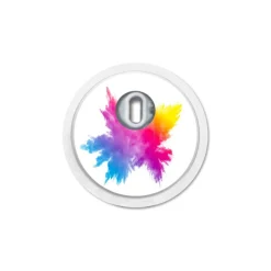| Freestyle Libre 3 / 3 Plus Sensor Sticker | Holi Festival|MySweetStitch Clearance