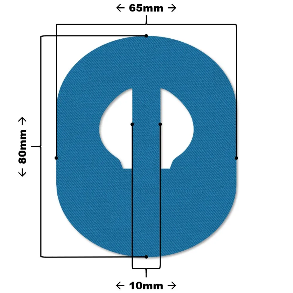 | Medtronic Guardian Enlite 3 / 4 Overpatch - Oval|MySweetStitch Clearance