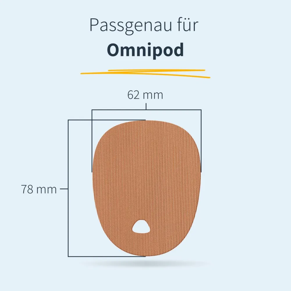 | Omnipod 4 / 5 / DASH Underpatch - Oval>MySweetStitch Clearance