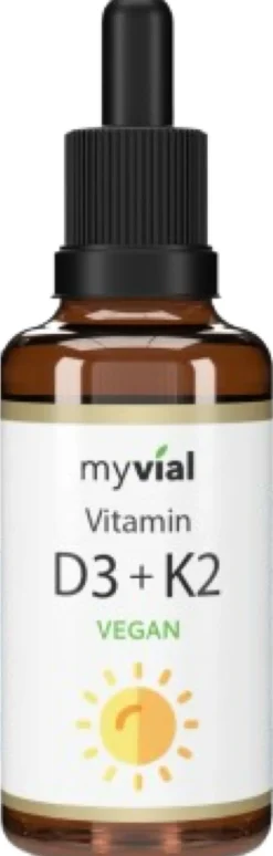 myvial® Vitamin D3 + K2 Komplex Tropfen - vegan - 1.000 I.E. hochdosiert> Sale