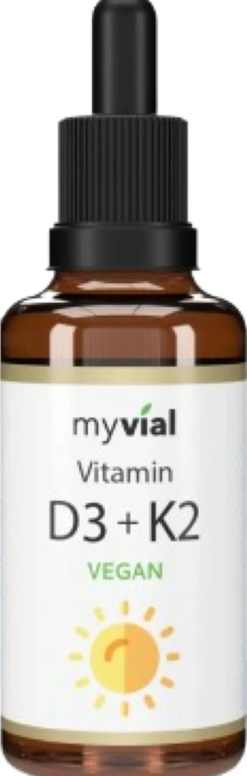 myvial® Vitamin D3 + K2 Komplex Tropfen - vegan - 1.000 I.E. hochdosiert> Sale