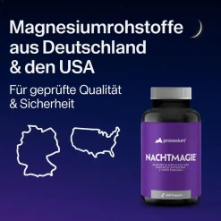 NACHTMAGIE® Magnesiumbisglycinat, Magnesiumtaurat, L-Tryptophan><noscript><img width=