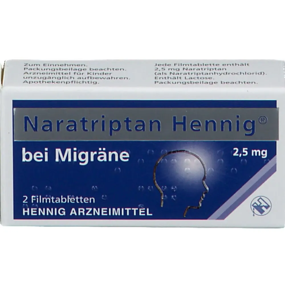 Hennig® 2,5mg bei Migräne>Naratriptan New