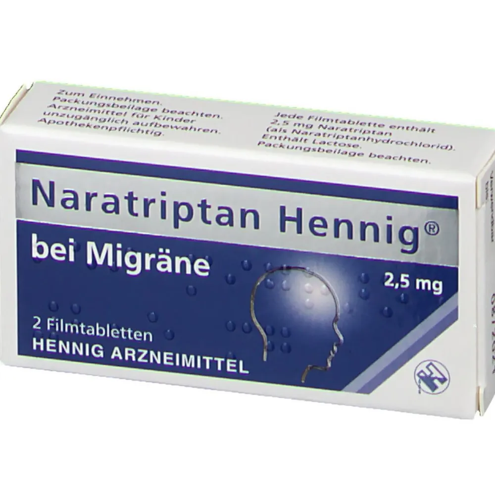 Hennig® 2,5mg bei Migräne>Naratriptan New