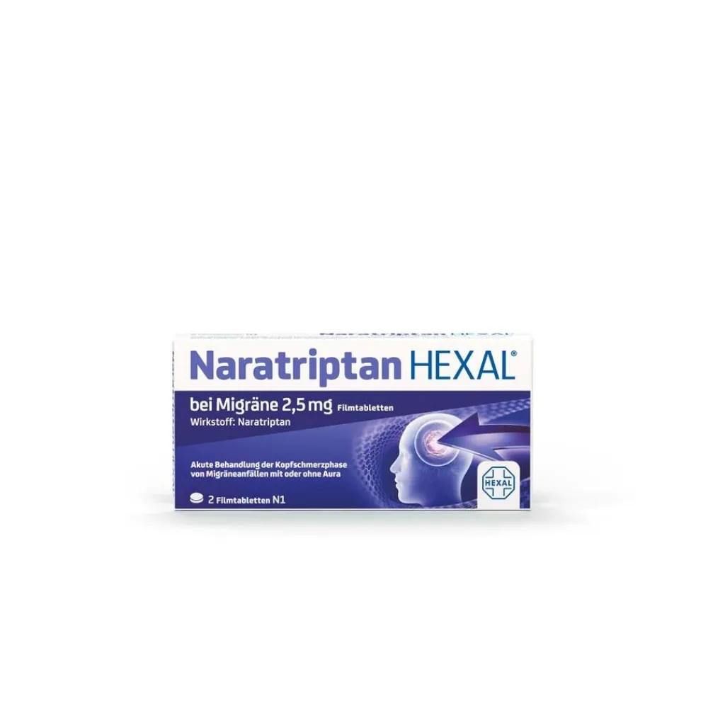 HEXAL® bei Migräne 2,5 mg>Naratriptan Outlet