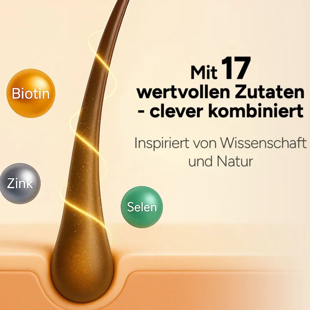 NAROVITAL® Hair-Power - Haar Vitamine Kapseln mit Biotin für Frauen & Männer| Clearance