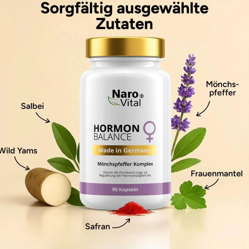 NAROVITAL® Hormon Balance - Frauen Komplex - Kapseln mit Mönchspfeffer> Discount