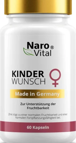 NAROVITAL® Kinderwunsch - Pränatale Vitamine mit Folsäure für Frauen| Online