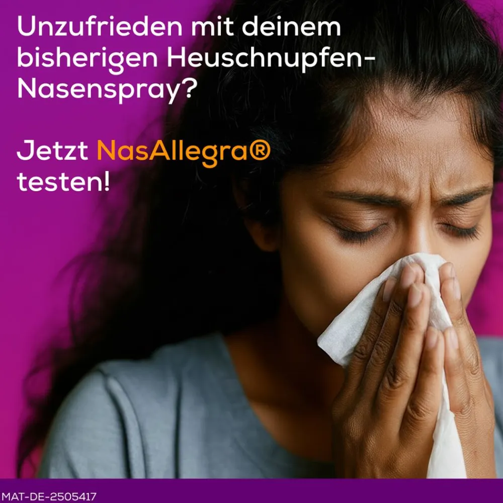 NasAllegra® Heuschnupfenspray I 2-in-1 Wirkstoffkombi bei Pollenallergie - Jetzt 10% mit dem Code nattermann10 sparen*> Online