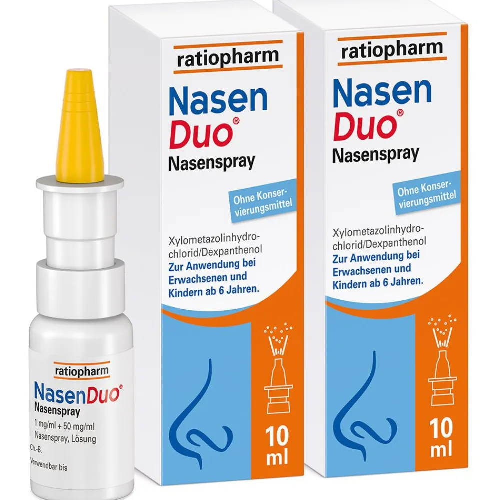 Nasenspray - bei Schnupfen|NasenDuo Discount
