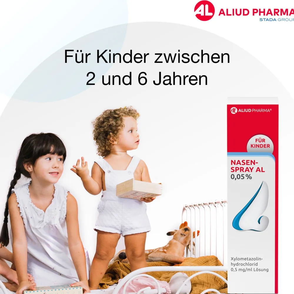 Nasenspray AL 0,05 % bei Schnupfen für Kinder zwischen 2 und 6 Jahren>Aliud Hot