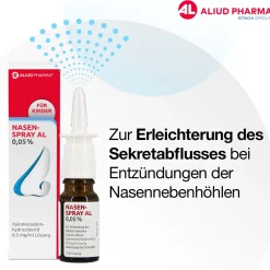 Nasenspray AL 0,05 % bei Schnupfen für Kinder zwischen 2 und 6 Jahren><noscript><img width=